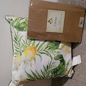 Pillow and Tablecloth